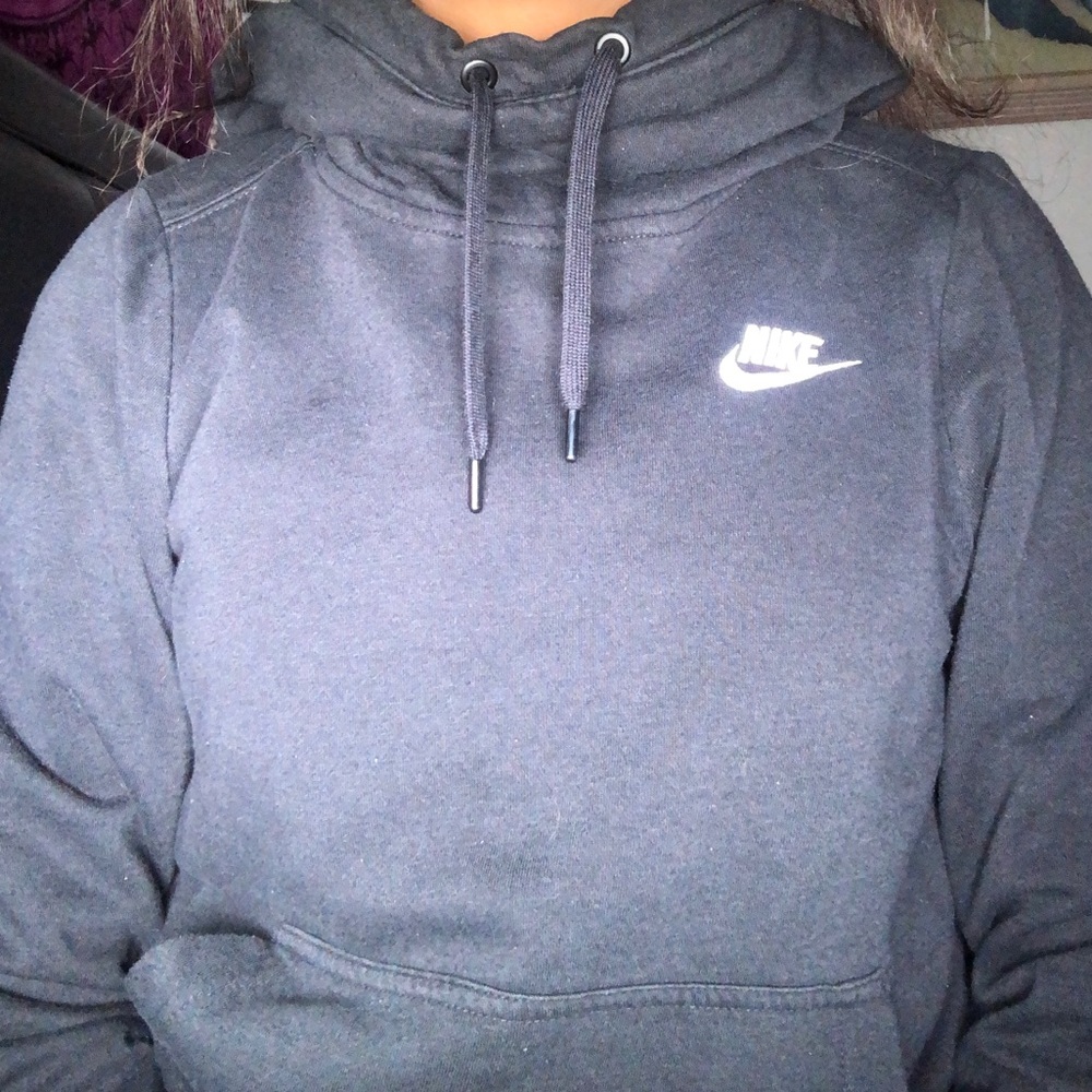 nike turtleneck hoodie .